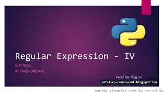Regular Expression - IV | Python