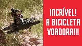 BICICLETA VOADORA IMPRESSIONA EM VOO INAUGURAL NO JAPÃO!