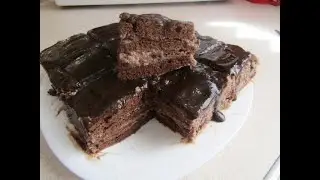 Быстрый Шоколадный Торт без Пропитки