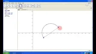 GeoGebra - Polukrug nad zadatom duzi