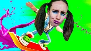 ЯЖЕМАТЬ СБИЛИ В СКЕЙТ-ПАРКЕ! ВСЕМ ПЛЕВАТЬ НА ЛИЗУ😱