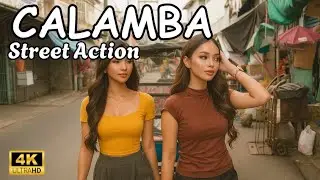 Exploring CALAMBA Laguna Philippines Up Close - Unfiltered Walk [4K]