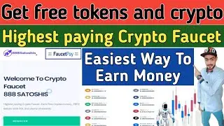 Get Free Token and crypto|highest paying faucet site|earn free usd|earn free bitcoin|makemoneyonline