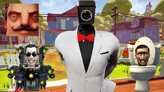 Hello Neighbor - My New Neighbor Skibidi Toilets Big Elite Cameraman Act 2 Season Skibidi Toilet 108