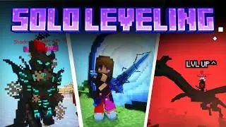 We tried this CRAZY Solo Leveling Minecraft Modpack