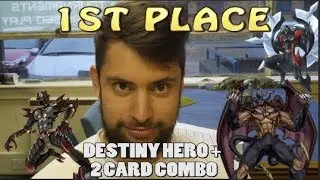 YUGIOH 1st PLACE Destiny Hero Deck Profile + 2 card combo