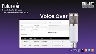 Voice Over |  Future Ai - OpenAI Content, Image, Chat, Code Generator as SaaS