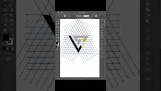 L R Logo Design Process || Adobe Illustrator CC #shorts