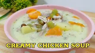 Creamy Chicken Soup | Kitchen Time with Anna