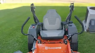 laying stripes with the Husqvarna mz54