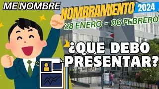 📗✅QUE DEBES PRESENTAR PARA LA EMISIÓN DE LA RD DE NOMBRAMIENTO DOCENTE 2024