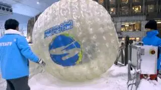 Ski Dubai's zorbing