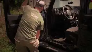 How to remove Jeep Wrangler power doors