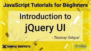 #48 JQuery UI Including JQuery UI in Project