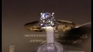 #90982 | T0.60ct/C0.50ct | Round Brilliant Solitaire with Diamonds Under Head | 18ct Yellow Gold