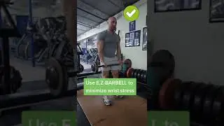 Wrist pain when doing biceps curls?  Try this... #shorts