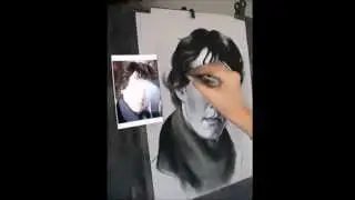 Speed Drawing - A Pastel Portrait of Benedict Cumberbatch
