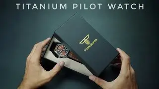 JAM TANGAN PILOT TITANIUM TERMURAH‼️ Review TANDORIO Titanium Automatic Pilot Watch 39mm