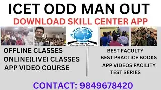ICET Odd man out