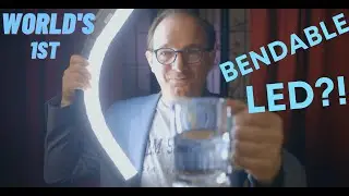 The WORLD'S FIRST BENDABLE LED, RGB LIGHT?!!!  (SIRUI DRAGON - B25R!) In Depth Review.