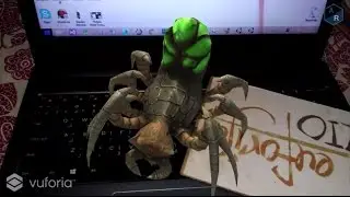 Augmented Reality Tutorial # 4: image target touch input for Scaling and Moving objects