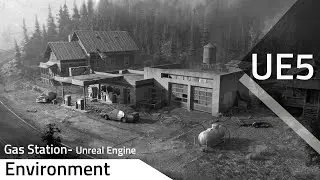 UE5 GasStation Live - 3ds Max - Unreal Engine 5 