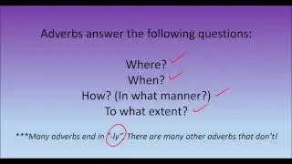 Adverbs Modifying Verbs (GrammarFlip Trailer)