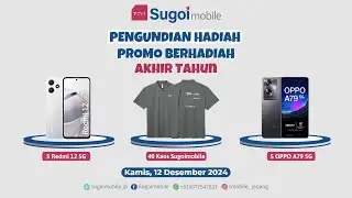 Pengundian Promo Berhadiah Akhir Tahun  Sugoimobile - 12 Desember 2024