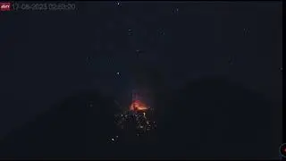 Aug 16th 2023, Semeru volcano explosion and meteor