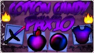 Minecraft: Cotton Candy Purple Blue Pax10 Texture Pack | MC Resource Pack 1.7/1.8/1.9