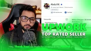 TOP RATED Seller on UPWORK | Manan Bhatti | Professional 3D Artist & Motion Designer