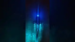 Посох Деда Мороза v2 с подсветкой сосулек