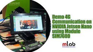 Demo 4G Communication on NVIDIA Jetson Nano using Module SIM7600