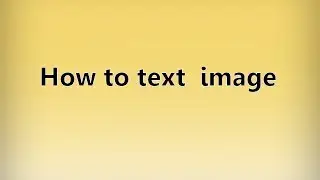 How to Convert TEXT From IMAGE