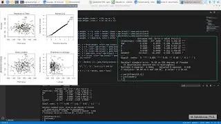 Linear Regression Demo with R in Visual Studio Code - Raspberry Pi 4