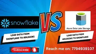 How to Load data from snowflake to ADLS GEN2 #snowflakes #snowflake #azure #azuredatafactory #spark