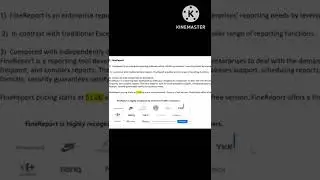 Fine report best visualization tools in market 