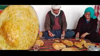 Grandma Cooking Afghani Kulcha Tandoori Village Style | Village Life Afghanistan