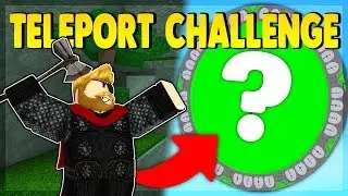 TELEPORT ONLY CHALLENGE (ROBLOX SUPER POWER TRAINING SIMULATOR)