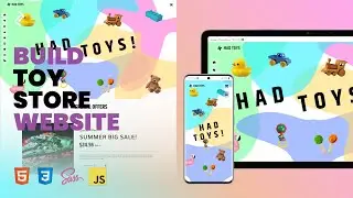 Create a Toy Store Website Responsive (HTML, CSS, Java Script) #4