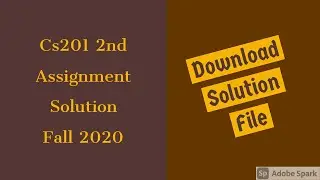 CS201 2nd Assignment Solution Fall 2020