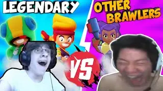 PULLING LEGENDARY VS OTHER BRAWLERS IN BRAWL STARS || Brawl Stars reaction