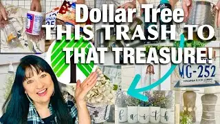 7 DOLLAR TREE DIY TRASH TO TREASURE HOME DECOR