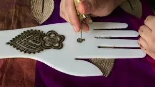 Easy Rakhi Henna Design for Beginners. Quick 5 minute design for you to try at home