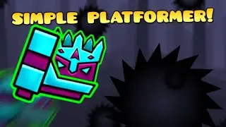 A Very simple Platformer level i Made in GD