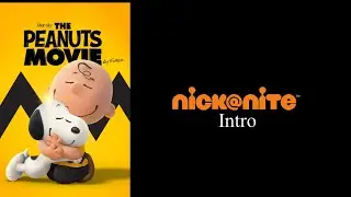 The Peanuts Movie (2015) intro (Nickelodeon live channel) but Nick@Nite