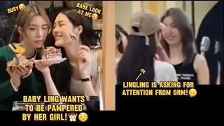 Lingling wants attention from Orm!☺️😏 #lingorm #ormkornnaphat #linglingkwong
