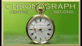 CENTRE SECONDS CHRONOGRAPH - GOLD POCKET WATCH