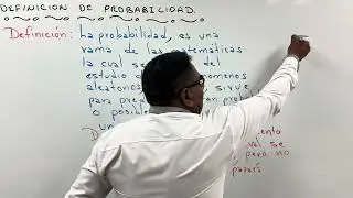 DEFINICIÓN DE PROBABILIDAD