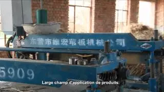 Paille matériaux de construction de la maison des machines - Weihong